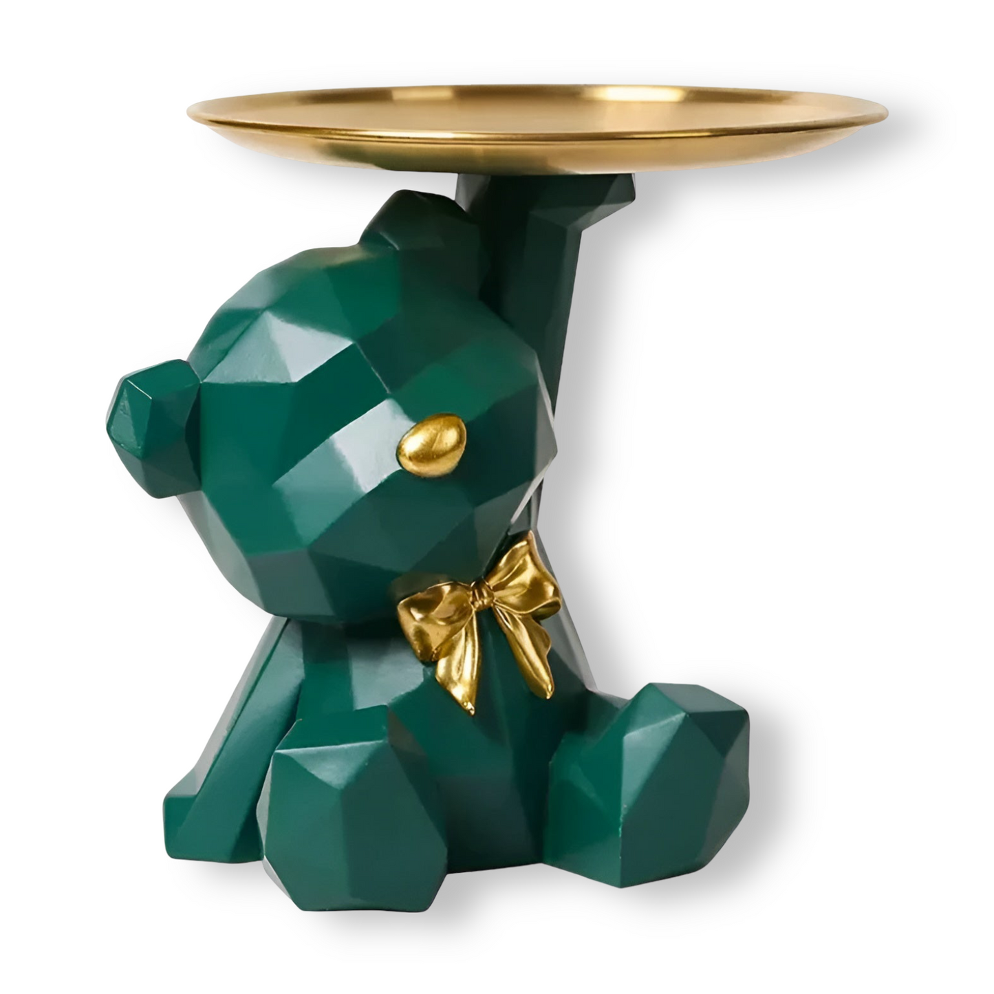 Variant image for Geometric Bear | Multifunktionale Dekoration und Schlüsselhalter aus hochwertigem Harz – Modernes, geometrisches Design-3