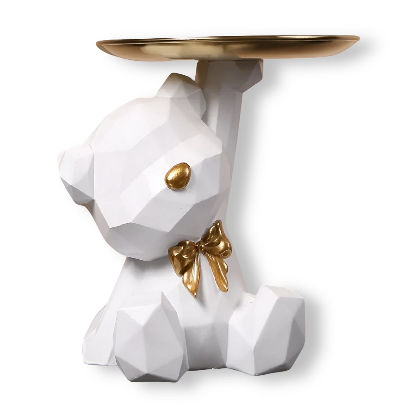 Variant image for Geometric Bear | Multifunktionale Dekoration und Schlüsselhalter aus hochwertigem Harz – Modernes, geometrisches Design-4