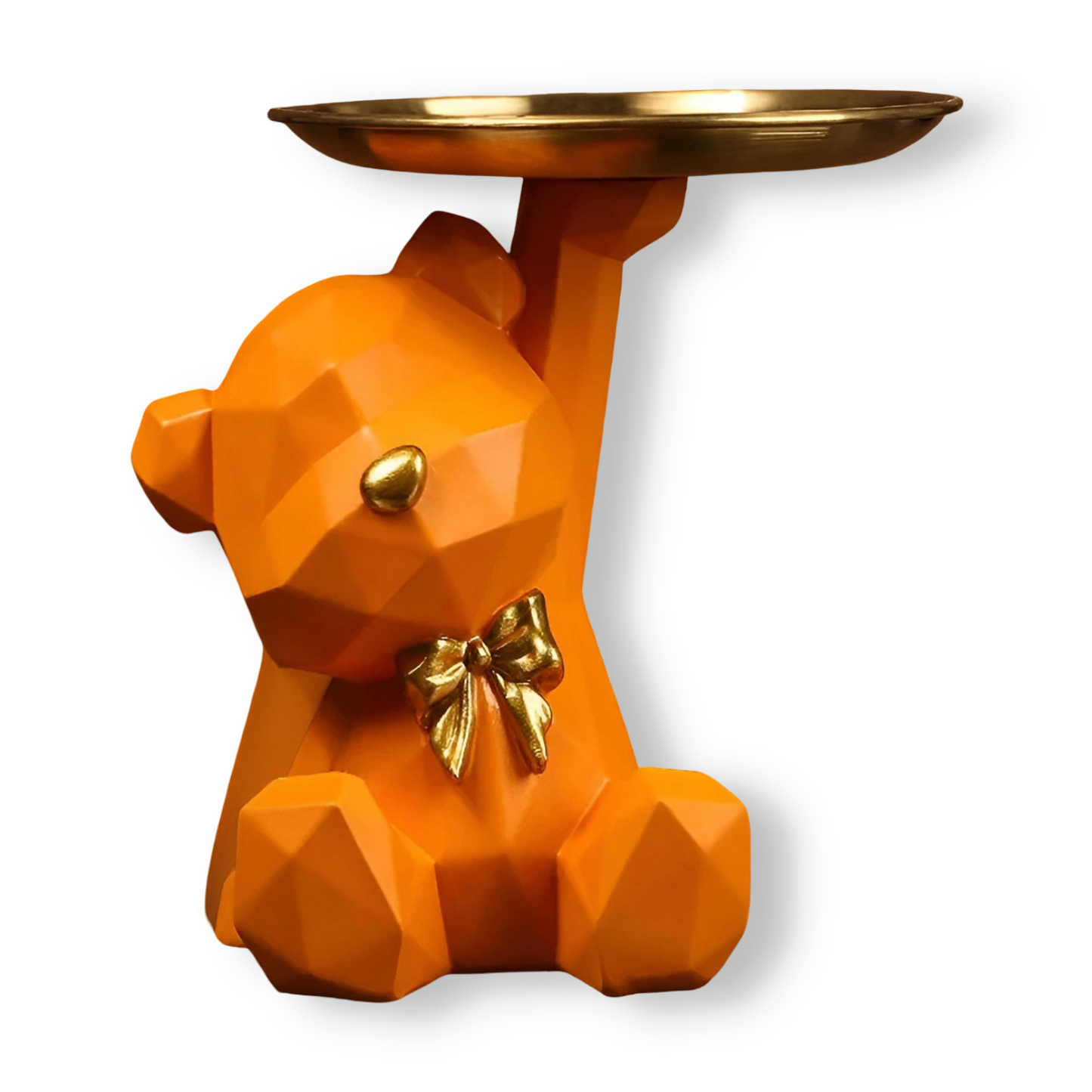 Variant image for Geometric Bear | Multifunktionale Dekoration und Schlüsselhalter aus hochwertigem Harz – Modernes, geometrisches Design-2