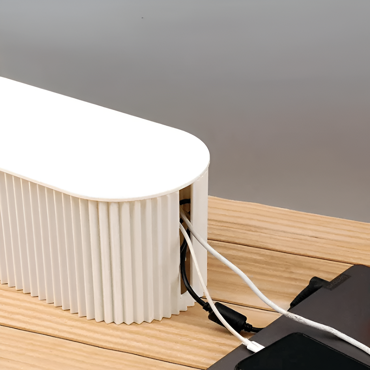 Elegante Kabelbox in Sanften Macaron-Farben | Minimalistischer Kabelorganizer für Schreibtisch und Zuhause-6