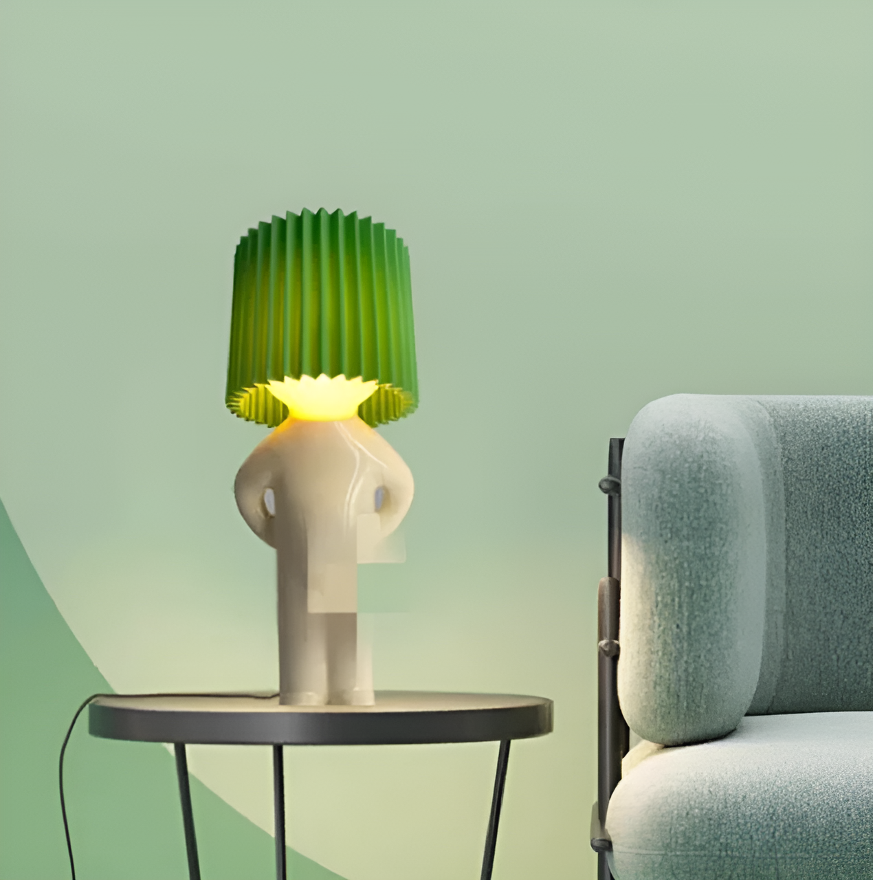 Lil'Lad Tischlampe | Kreative LED-Nachtlampe im Shy Boy Design für Gemütliche Atmosphäre und Dekorative Nutzung-3