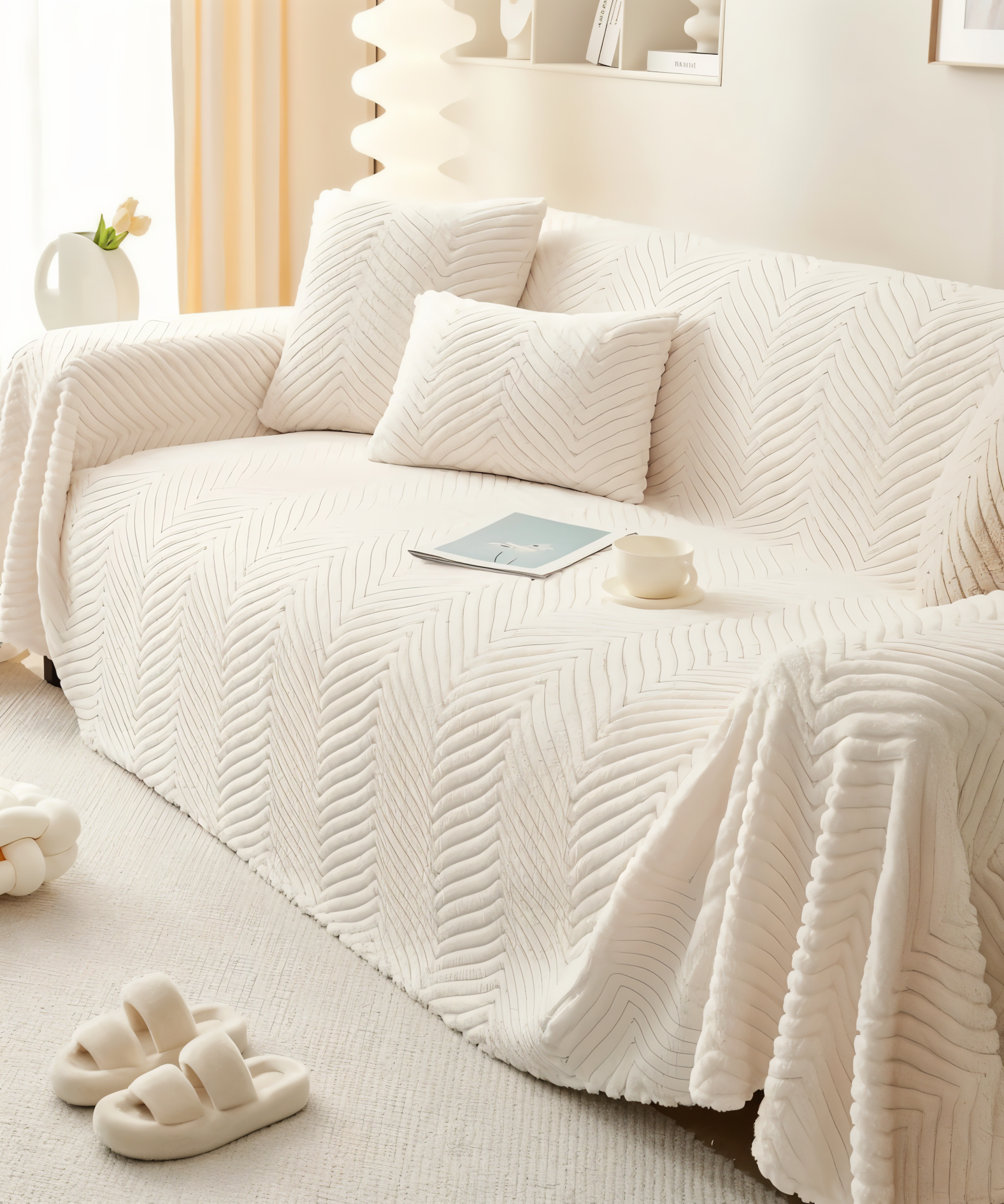 LuxuraWrap | Rutschfester Sofabezug für Haustiere 4