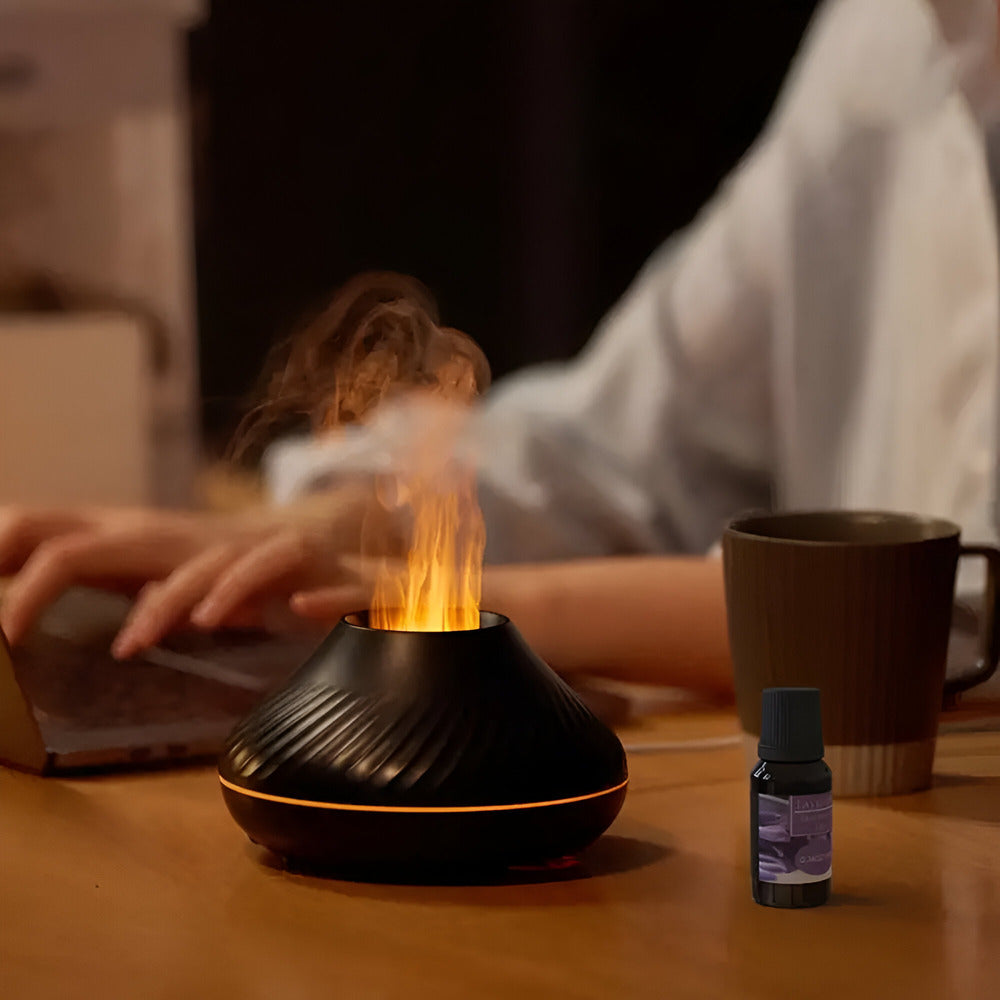 Eleganter Ultraschall Aroma Diffusor mit 7-Farben LED und Auto-Ausschaltfunktion | Raumduft Diffuser für Aromatherapie-3