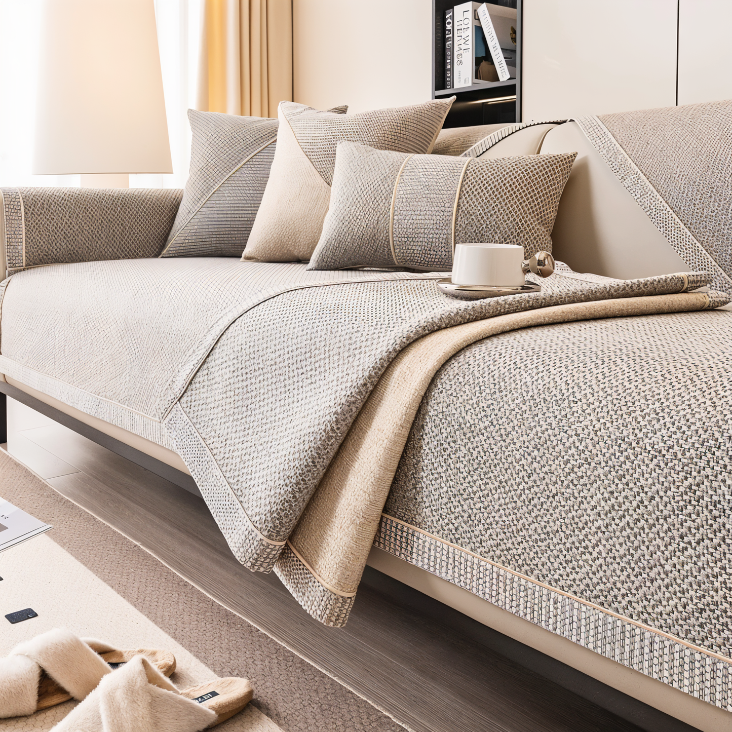 Solide Plain | Sofabezug aus Baumwolle und Polyester 2