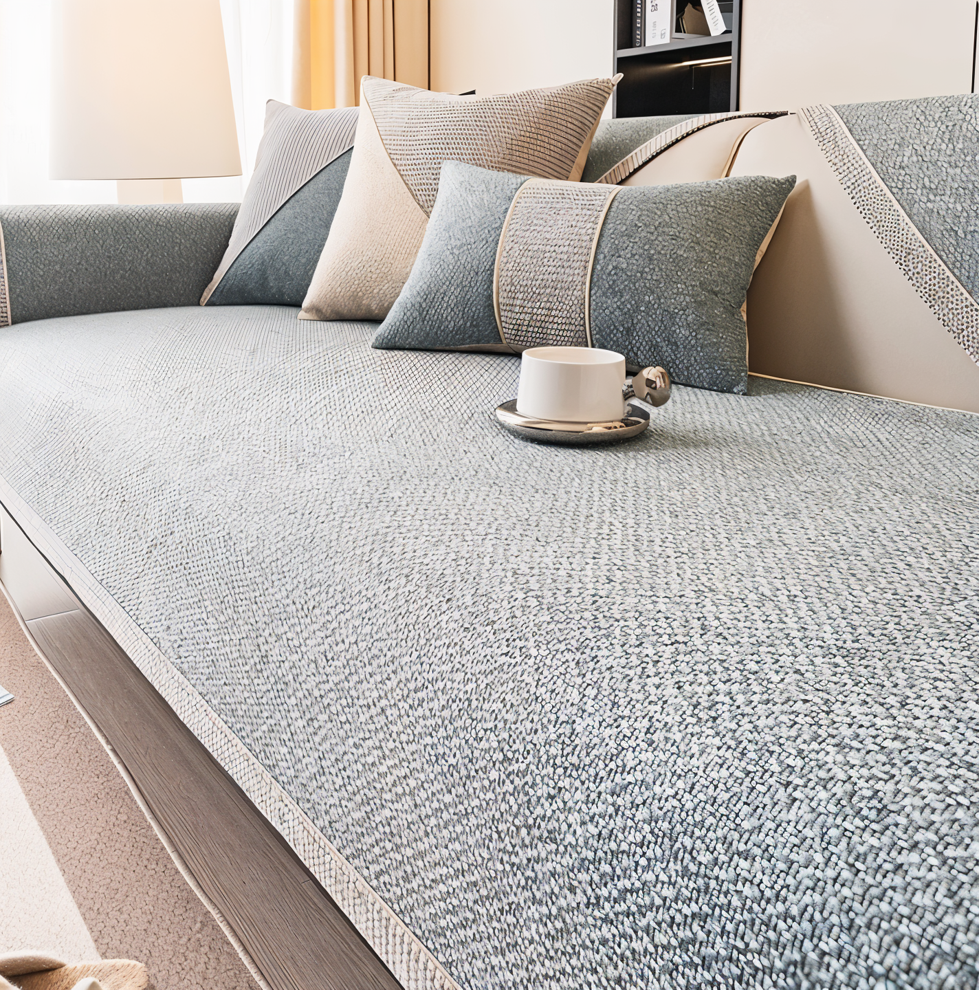 Solide Plain | Sofabezug aus Baumwolle und Polyester 6