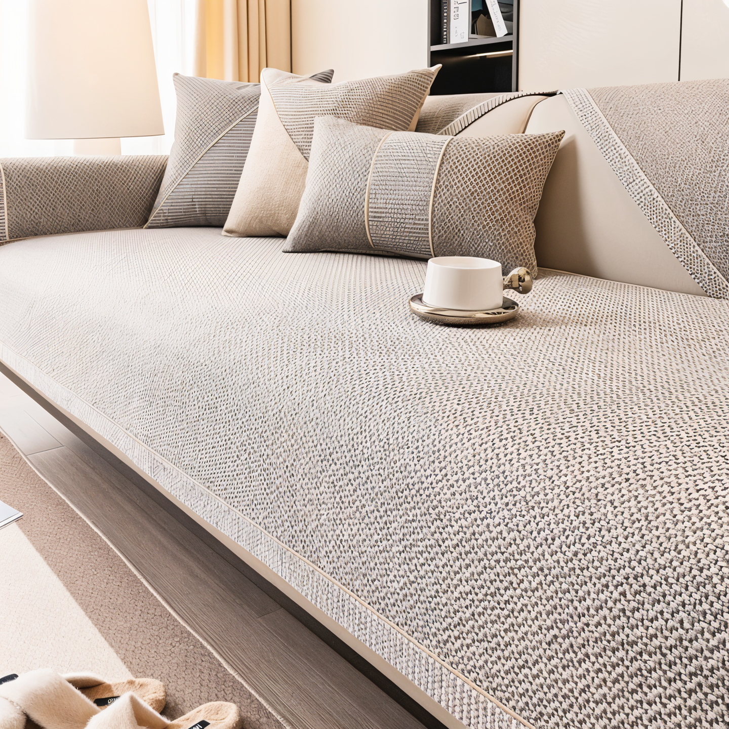 Solide Plain | Sofabezug aus Baumwolle und Polyester 5