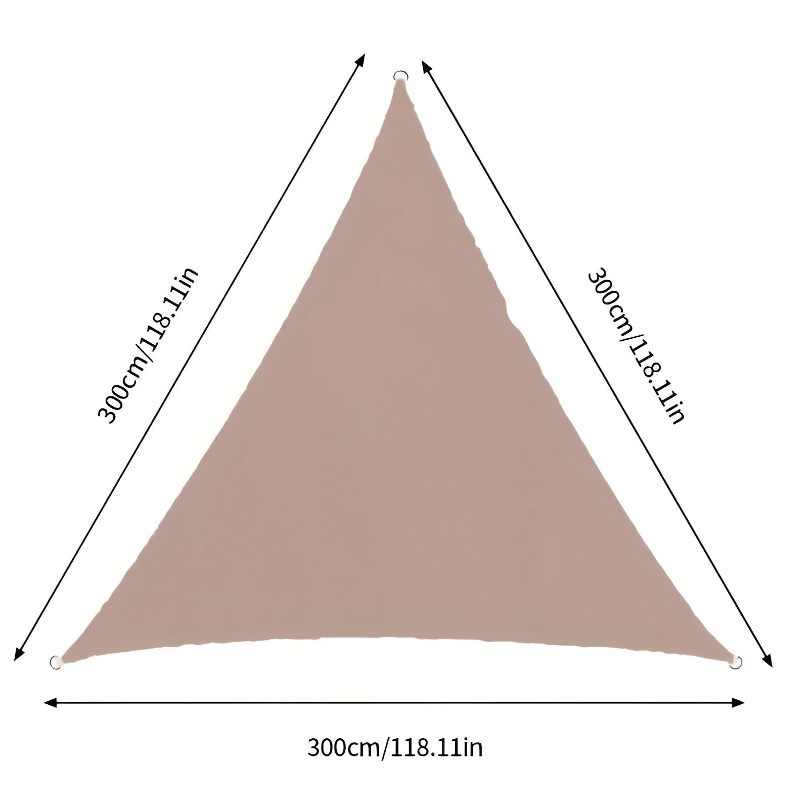 Variant image for TriBlocker Wasserdichtes Dreieckiges Sonnensegel – UV-Schutz für Terrasse, Balkon und Garten-6