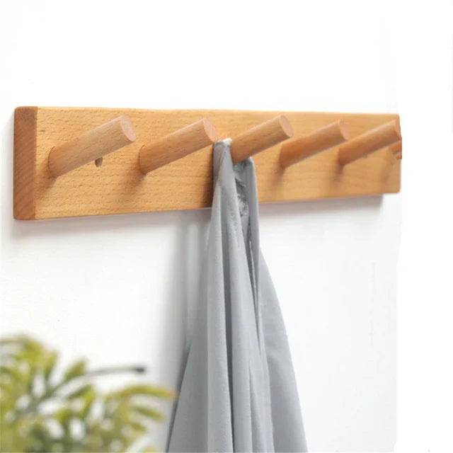 ZederZapfen Wandhaken aus Holz – Rustikale Kleiderhaken für Garderobe und Flur | Hakenleiste in 3 Größen-2