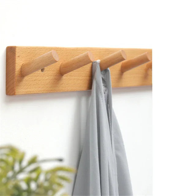 ZederZapfen Wandhaken aus Holz – Rustikale Kleiderhaken für Garderobe und Flur | Hakenleiste in 3 Größen-1