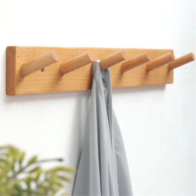 ZederZapfen Wandhaken aus Holz – Rustikale Kleiderhaken für Garderobe und Flur | Hakenleiste in 3 Größen-3