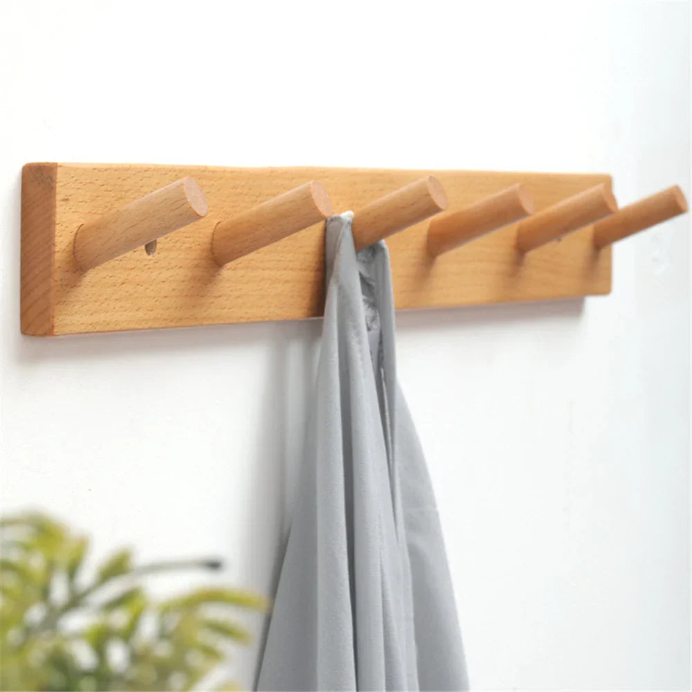ZederZapfen Wandhaken aus Holz – Rustikale Kleiderhaken für Garderobe und Flur | Hakenleiste in 3 Größen-6