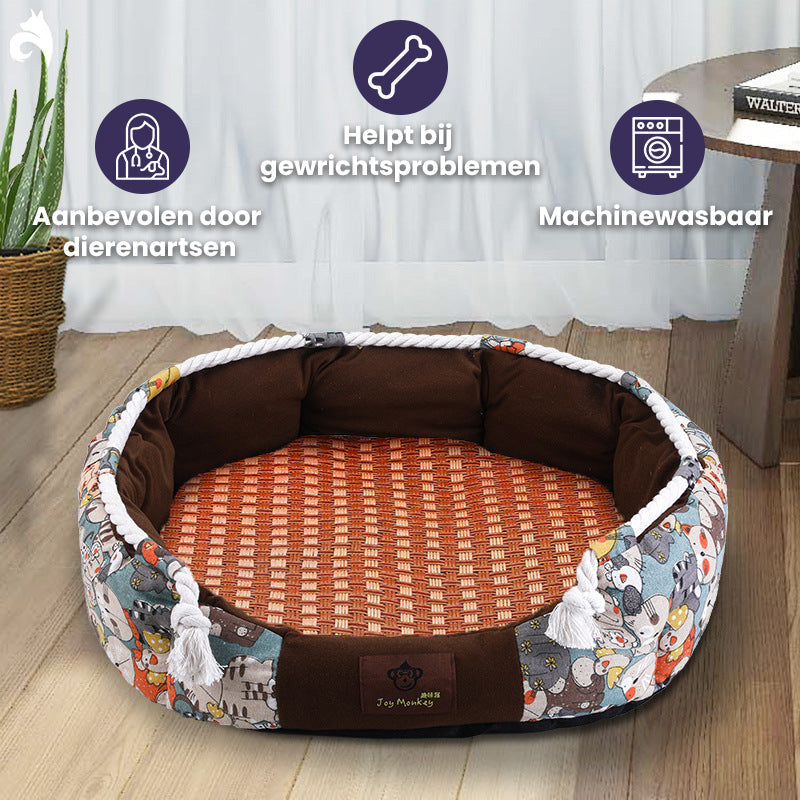 Hundebett Mit Stauraum Und Kauseil | Komfort Für Welpen 2