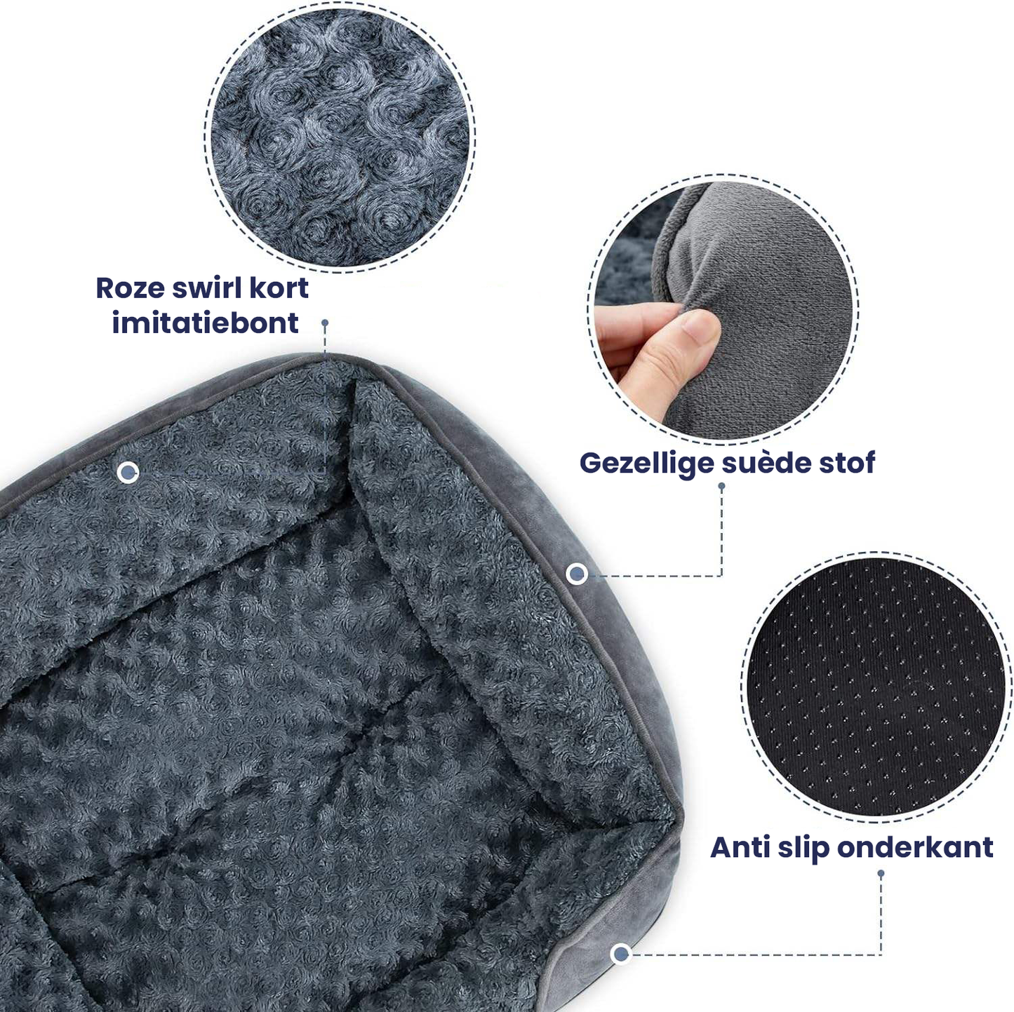 Hundeschlafsofa | Polyester Schlafplatz für Haustiere 2