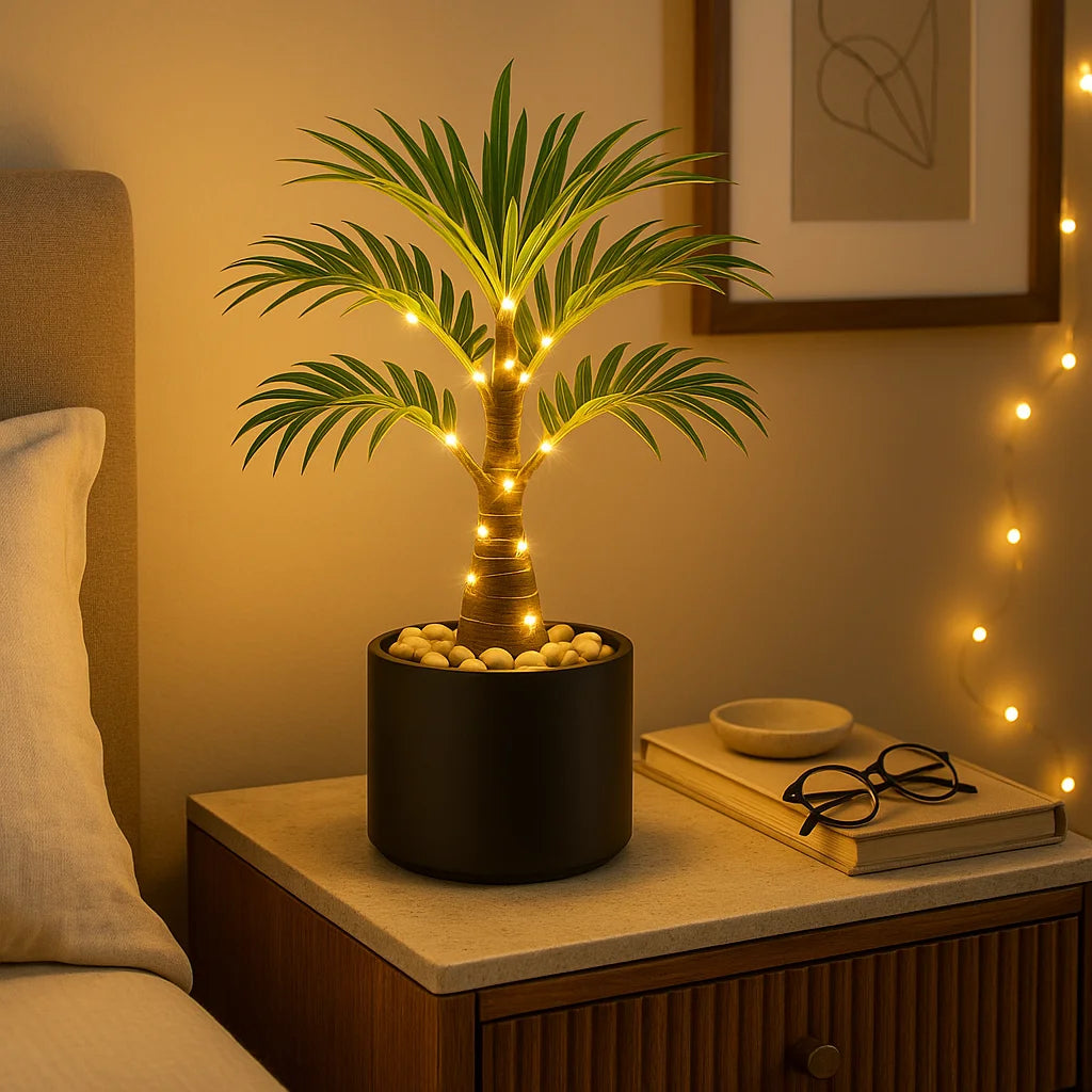 Inselpalmenlampe | LED Tischleuchte 1