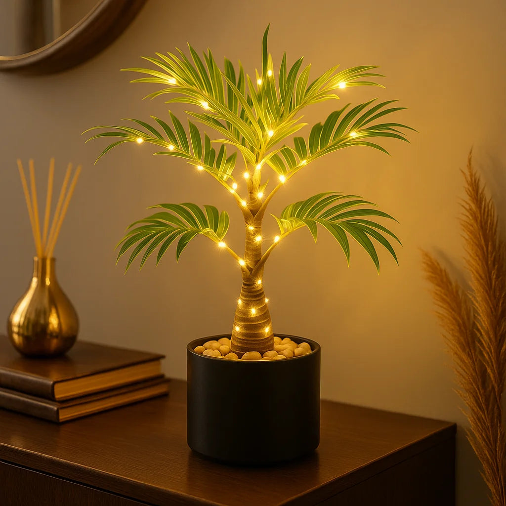 Inselpalmenlampe | LED Tischleuchte 2