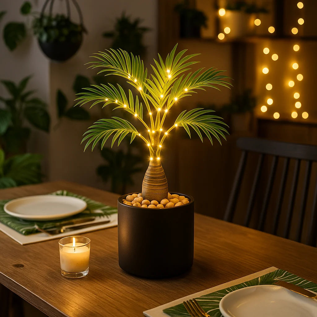 Inselpalmenlampe | LED Tischleuchte 4