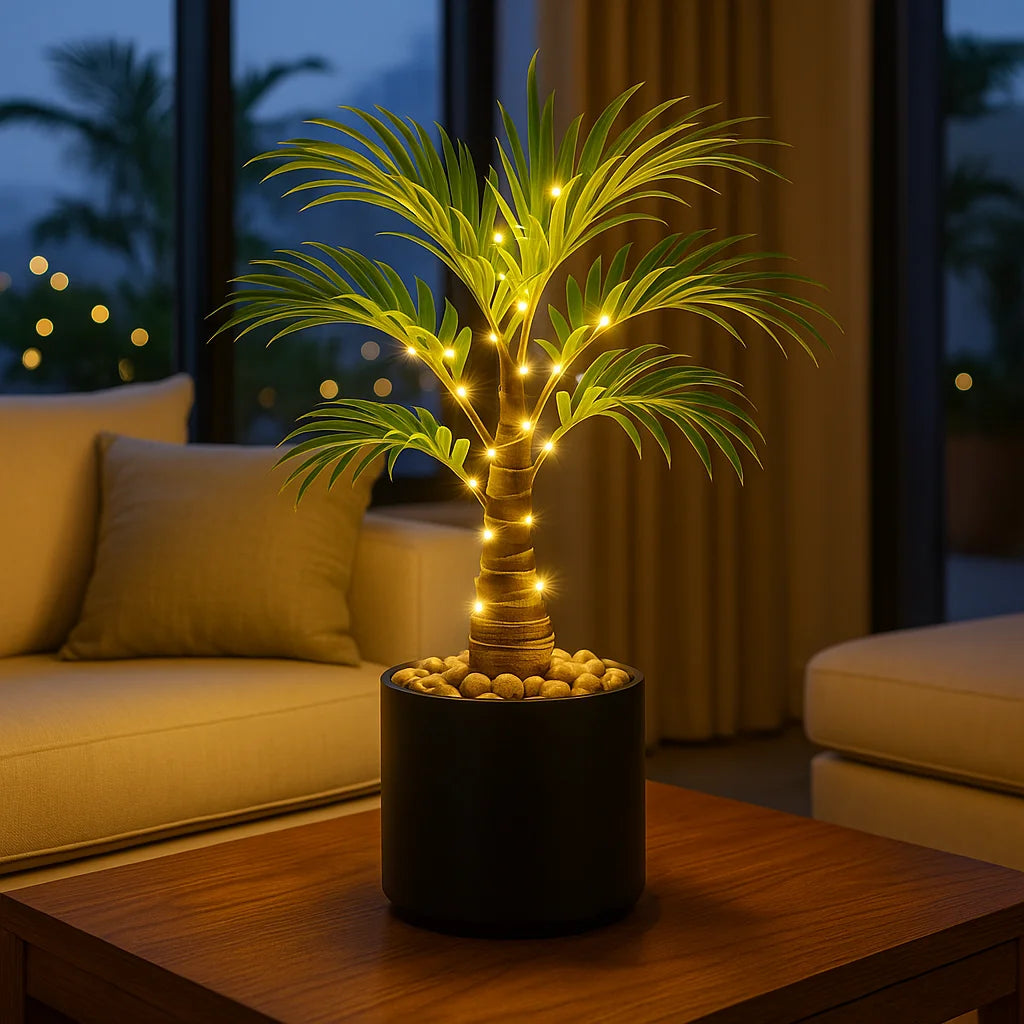 Inselpalmenlampe | LED Tischleuchte 5