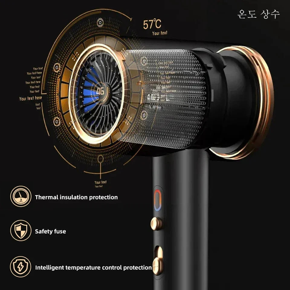 IonBlaze | Professioneller 2400W Haartrockner mit Ionentechnologie 8