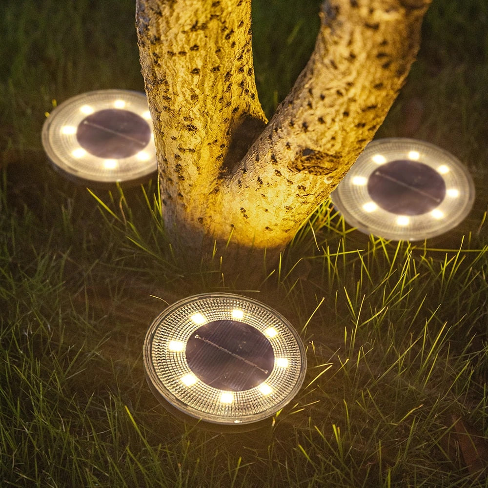 Solar Gartenleuchte mit IP65 Wasserschutz – Solarbetriebene LED Gartenbeleuchtung für Terrasse und Garten-3