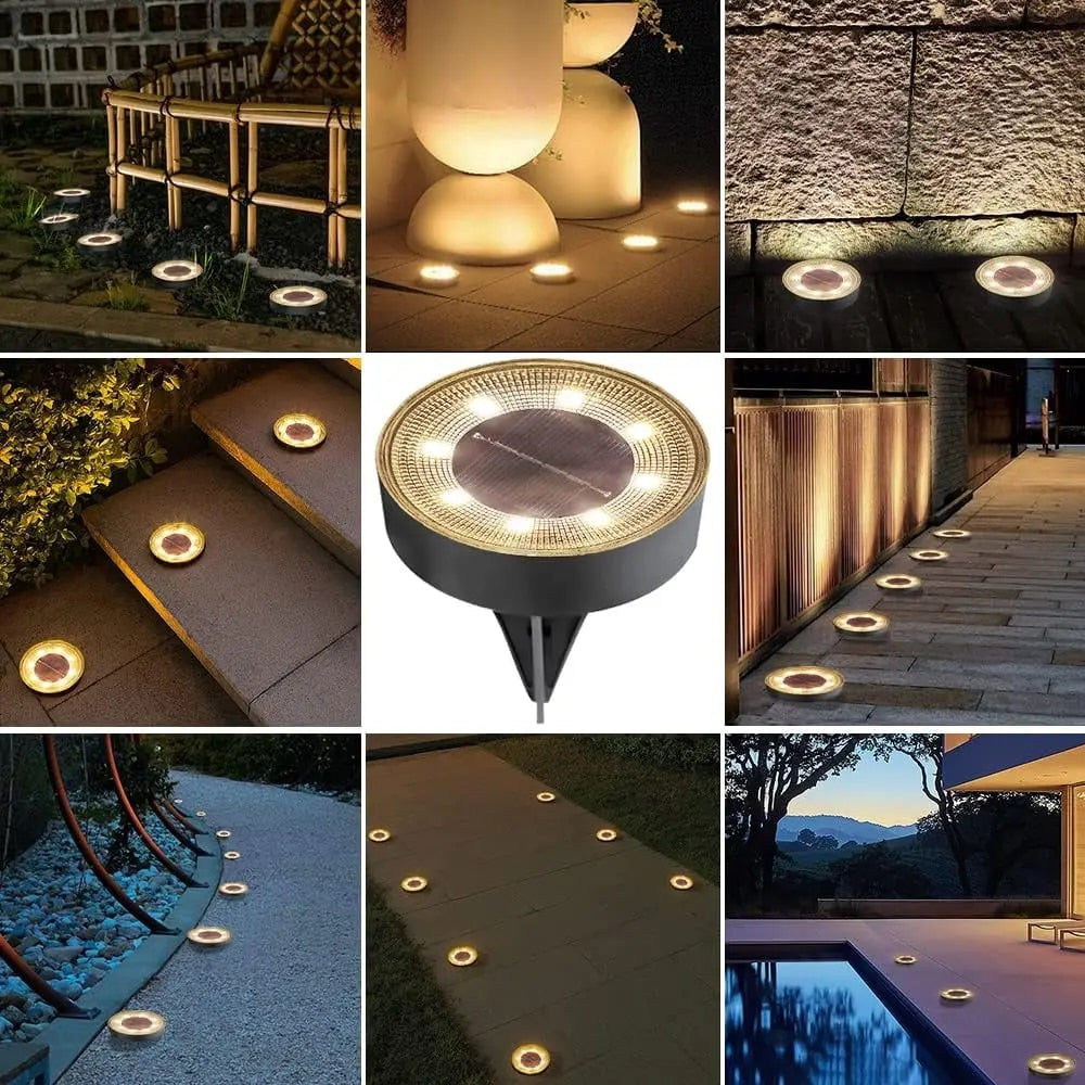Solar Gartenleuchte mit IP65 Wasserschutz – Solarbetriebene LED Gartenbeleuchtung für Terrasse und Garten-6