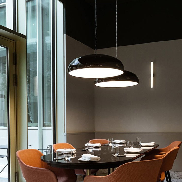 Italienische Pendelleuchte Schwarz | Moderne Hängelampe 8