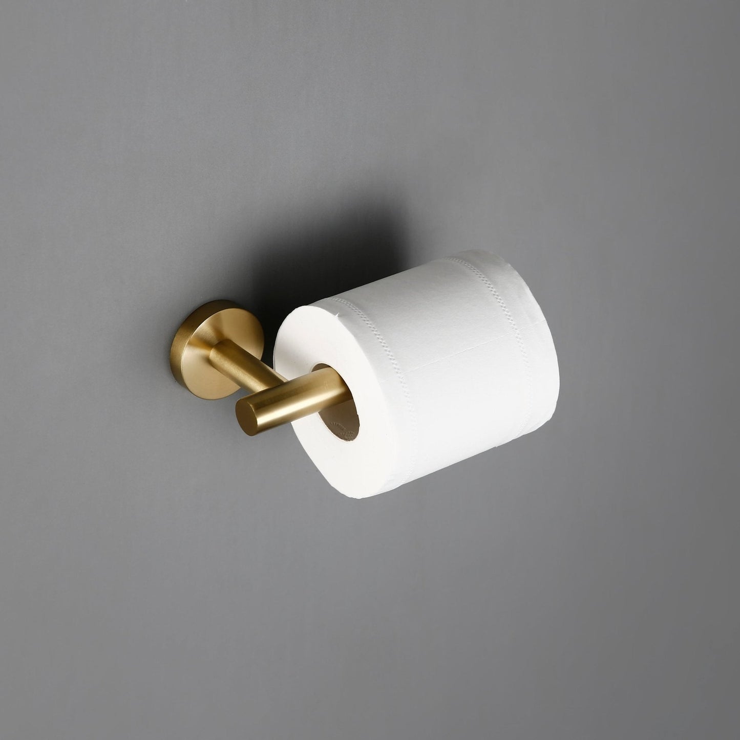 KOL | Runde Edelstahl Toilettenpapierhalter für Badezimmer 2