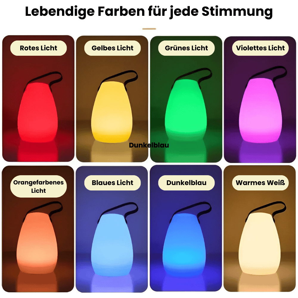 Kabellose LED Tischlampe | Tragbare Wasserdichte Leuchte 3