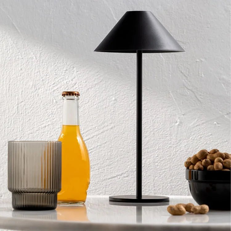 Kabellose Tischlampe Schwarz | Touch-Dimmbare LED-Tischleuchte 7