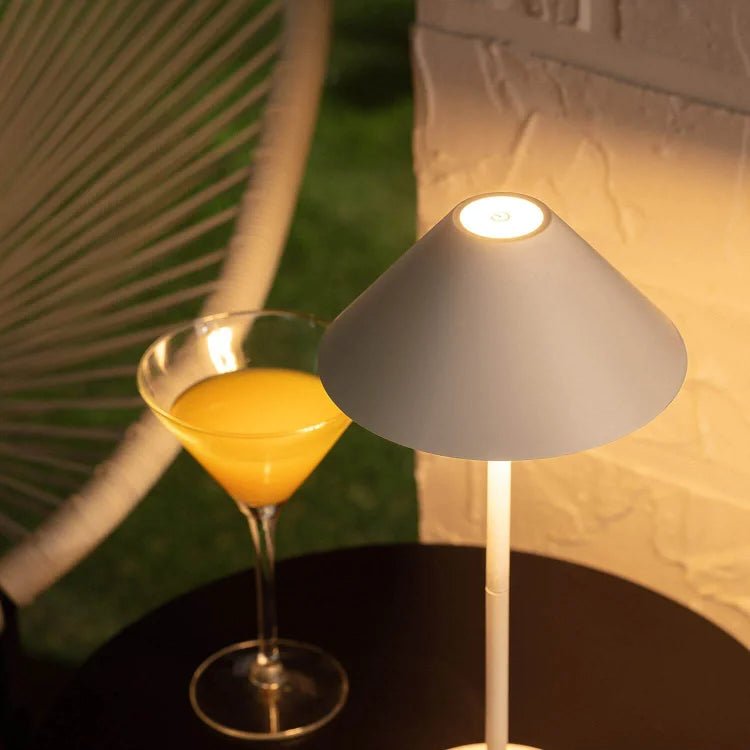 Kabellose Tischlampe Schwarz | Touch-Dimmbare LED-Tischleuchte 8