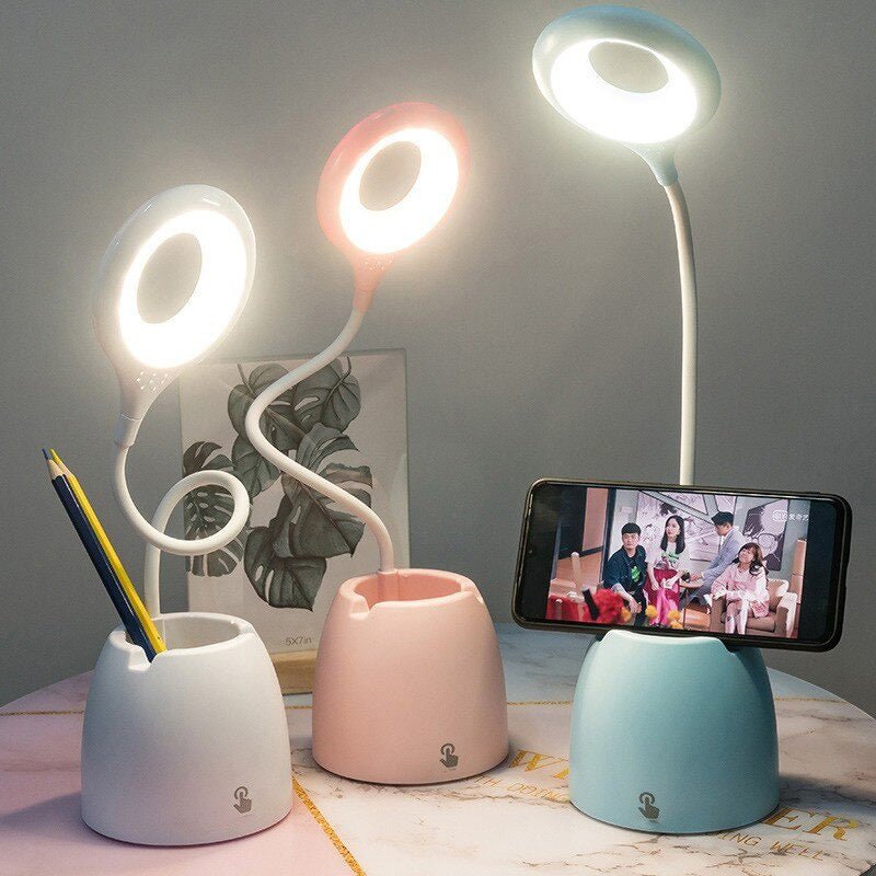 Kinder Tischlampe | Mit Telefonhalter und LED-Beleuchtung 1