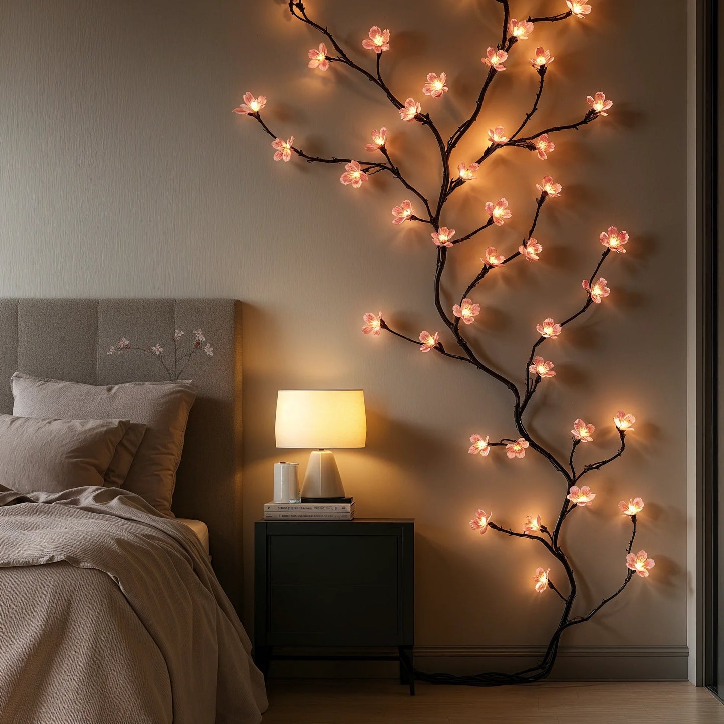Kirschblütenrebe | LED Dekoration für Innenräume 5
