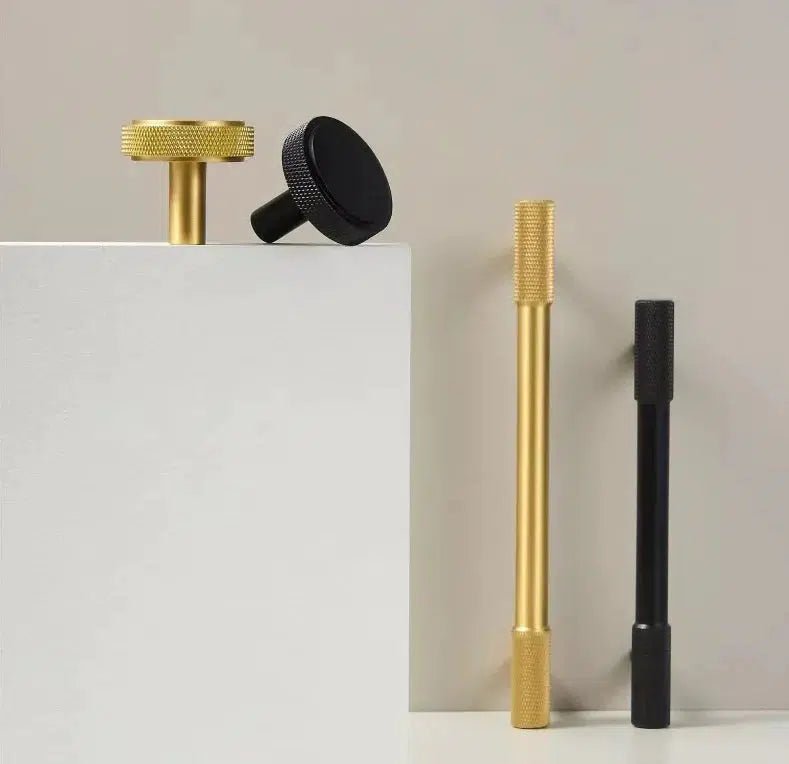 Knurled Tipps | Möbelgriff aus Messing für Küchenschränke 3
