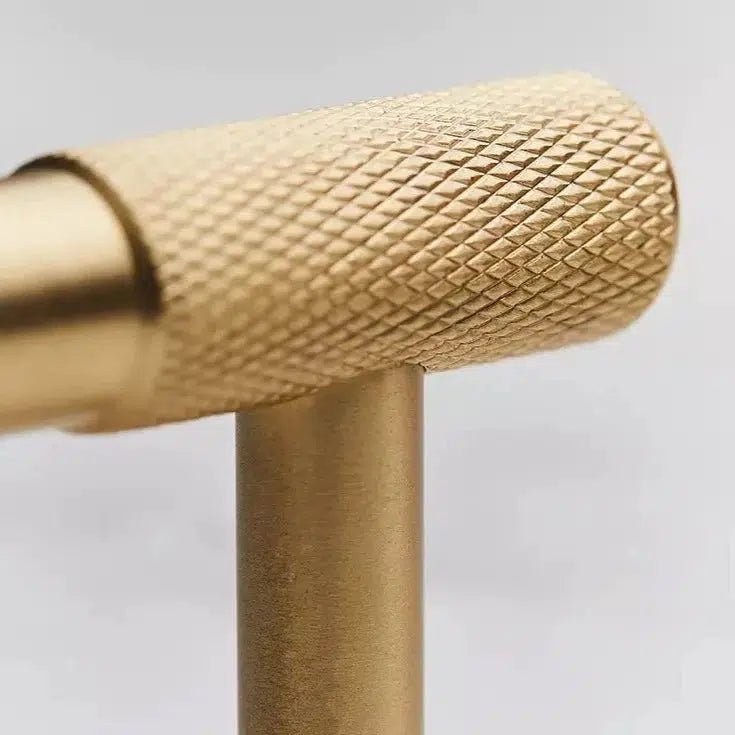 Knurled Tipps | Möbelgriff aus Messing für Küchenschränke 6