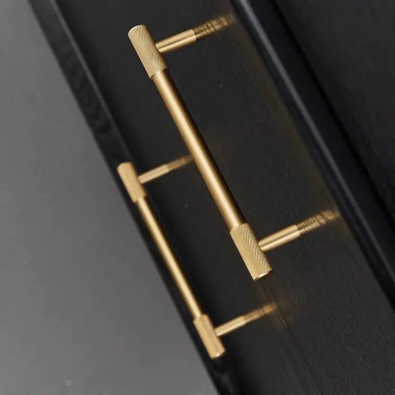 Knurled Tipps | Möbelgriff aus Messing für Küchenschränke 7