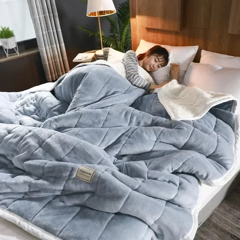 Koraal Fleece Decke | Weiche Flanelldecke für Herbst und Winter 6