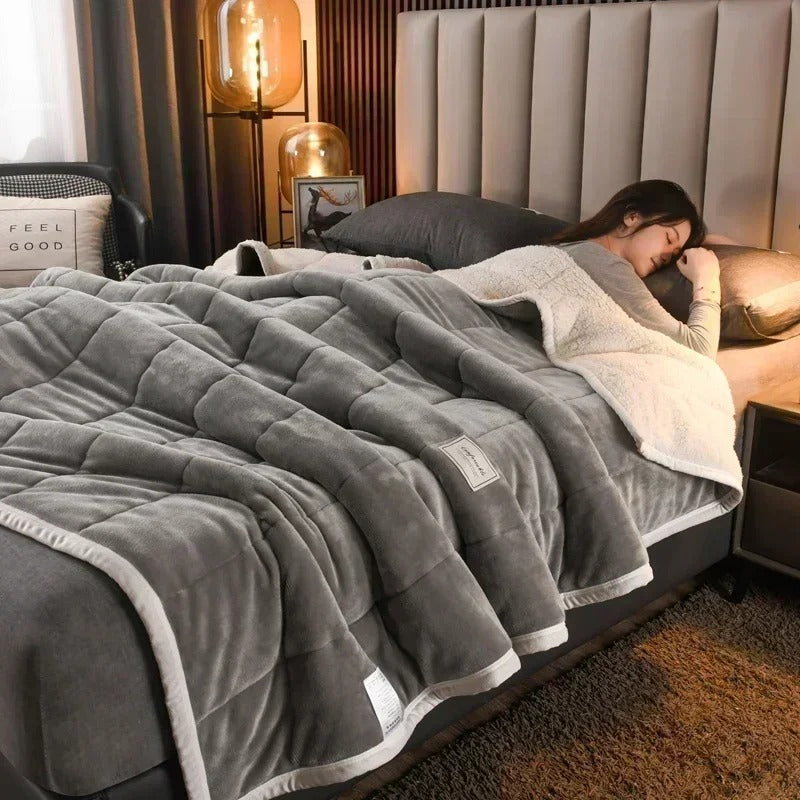 Koraal Fleece Decke | Weiche Flanelldecke für Herbst und Winter 7