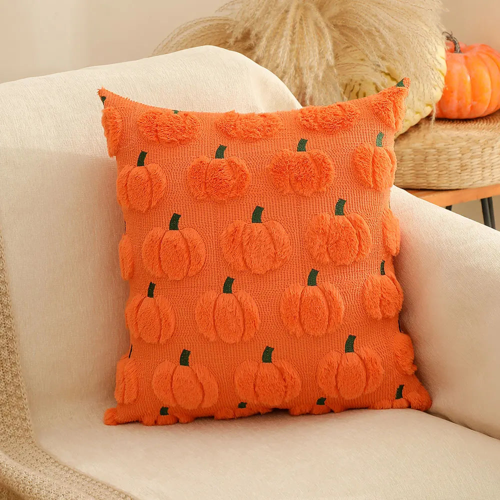 Kürbis Kissenhülle | Halloween Kissenbezüge 18x18 Zoll 10
