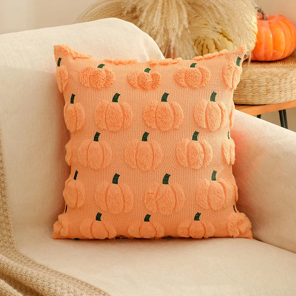 Kürbis Kissenhülle | Halloween Kissenbezüge 18x18 Zoll 13