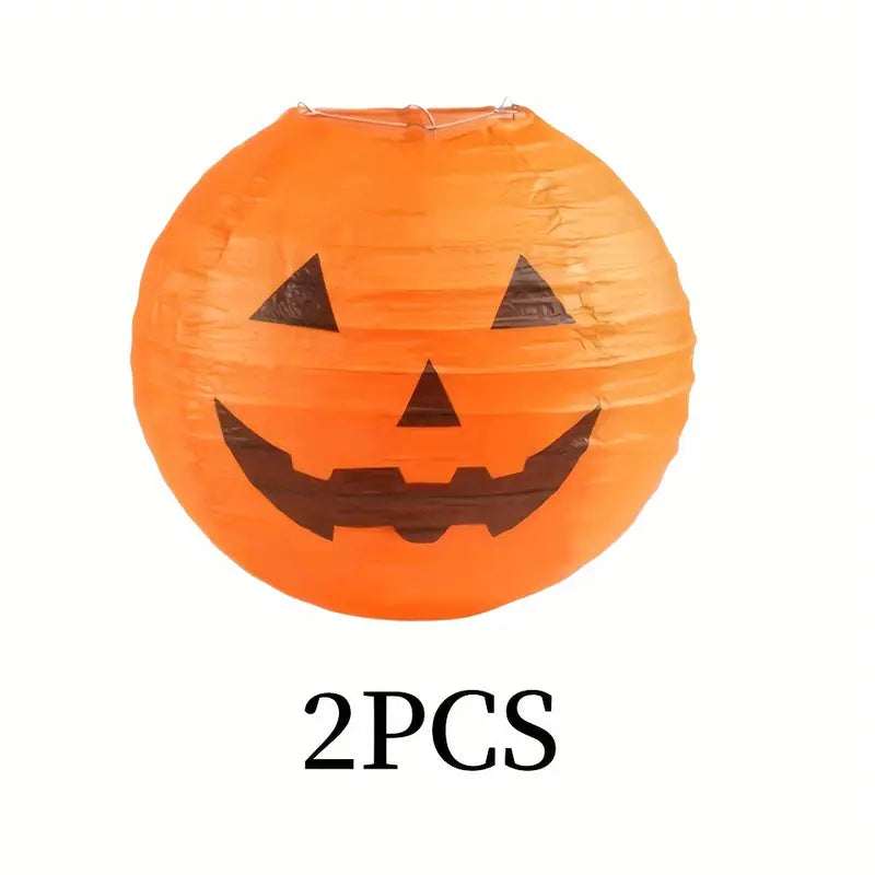 Kürbis Papierlaterne | Halloween Deko für Feste 1