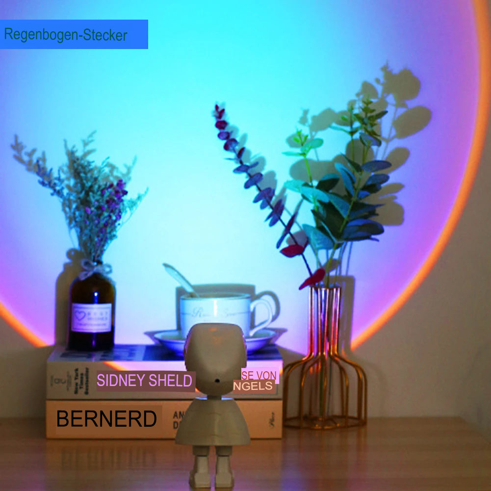 LED-Sunset-Lampe | Stimmungslicht für Entspannte Abende 6