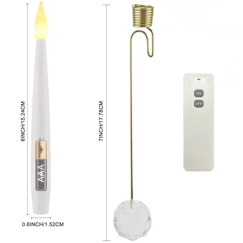 LED Baumkerzen Set | Flammenlose Weihnachts- und Halloween-Deko 3