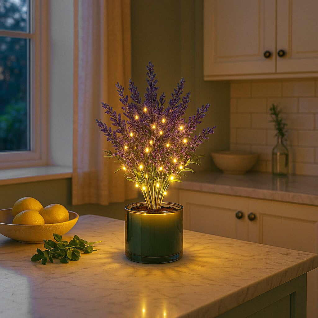 Lavendel-Traumlampe | LED Tischlampe für Gemütliches Licht 3