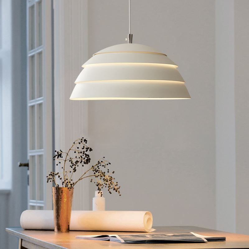Dome Pot | Pendelleuchte Grau 39 cm Eisen/Aluminium 5