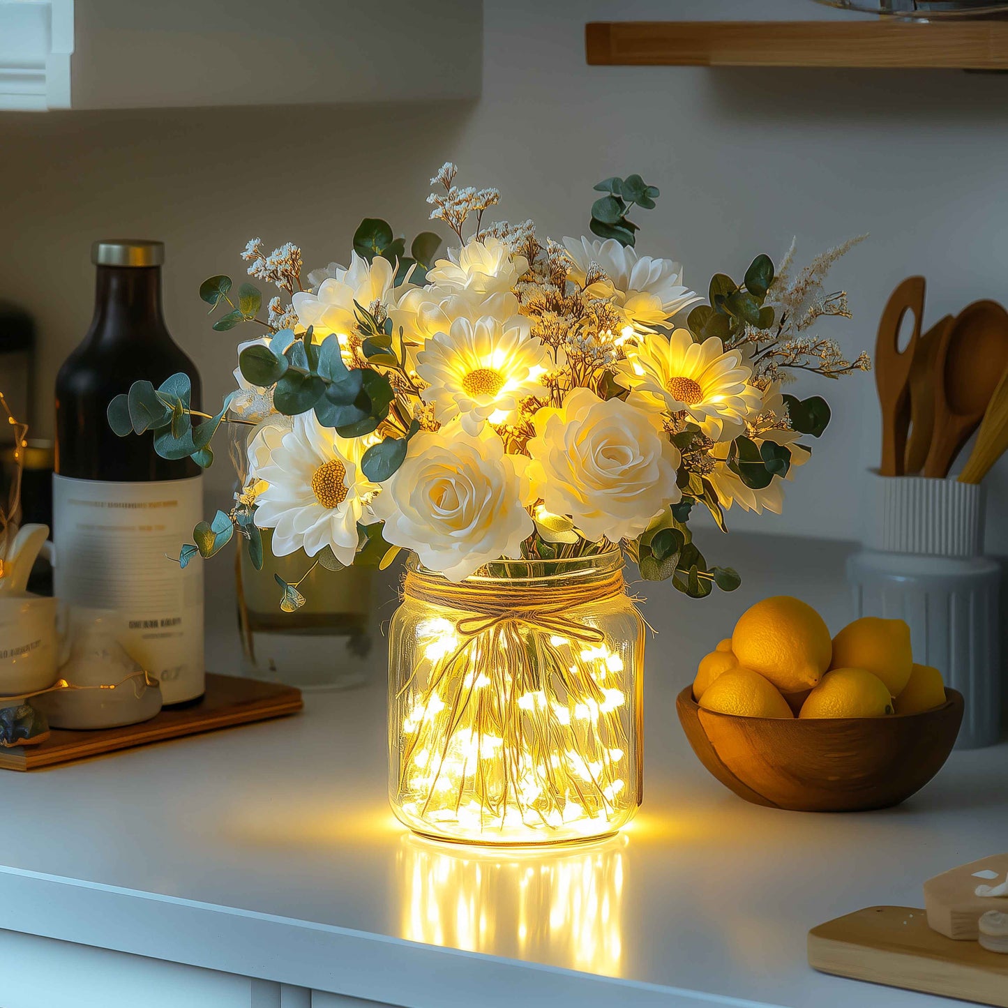 Leuchtender Blütenstrauß | LED Blumenarrangement 2