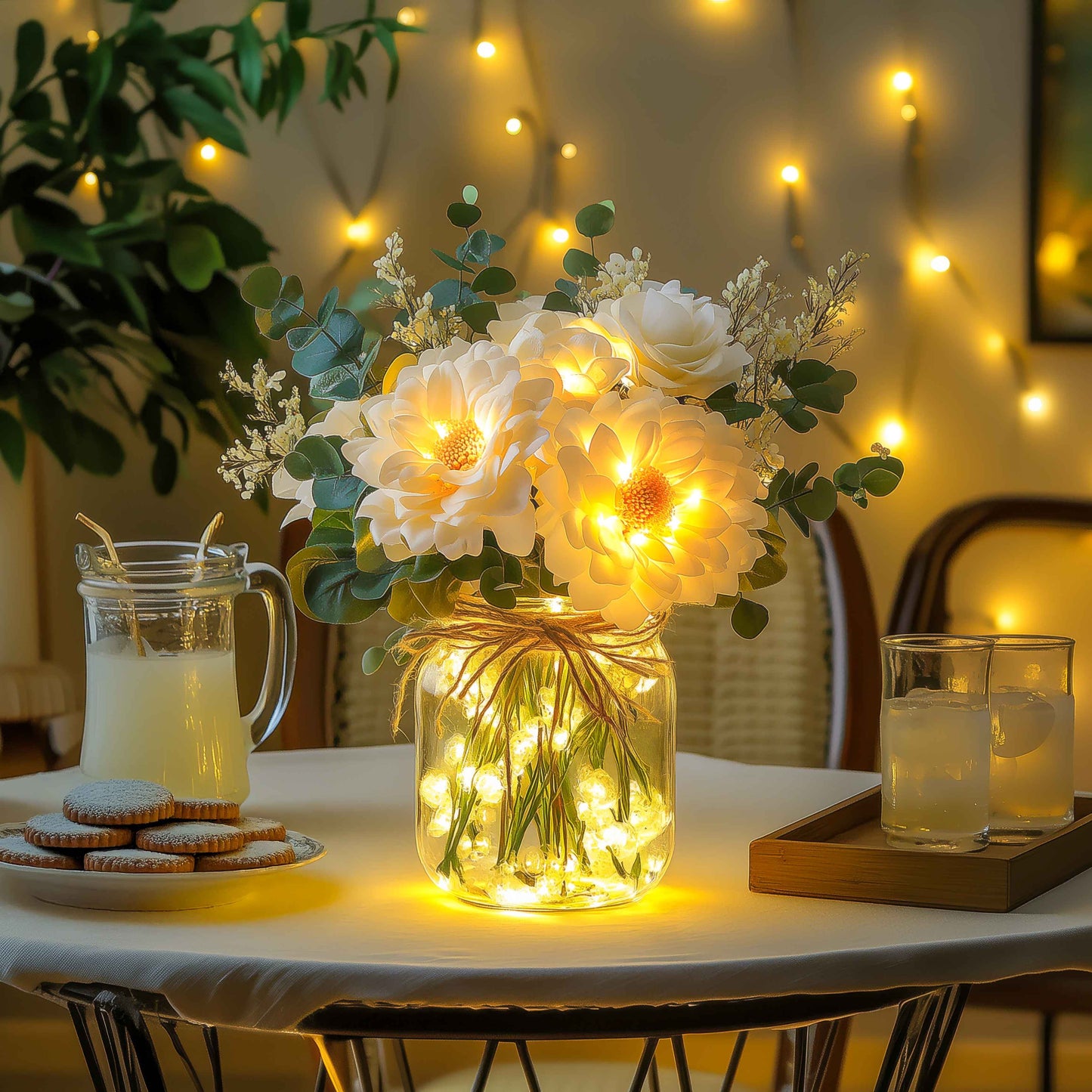 Leuchtender Blütenstrauß | LED Blumenarrangement 3