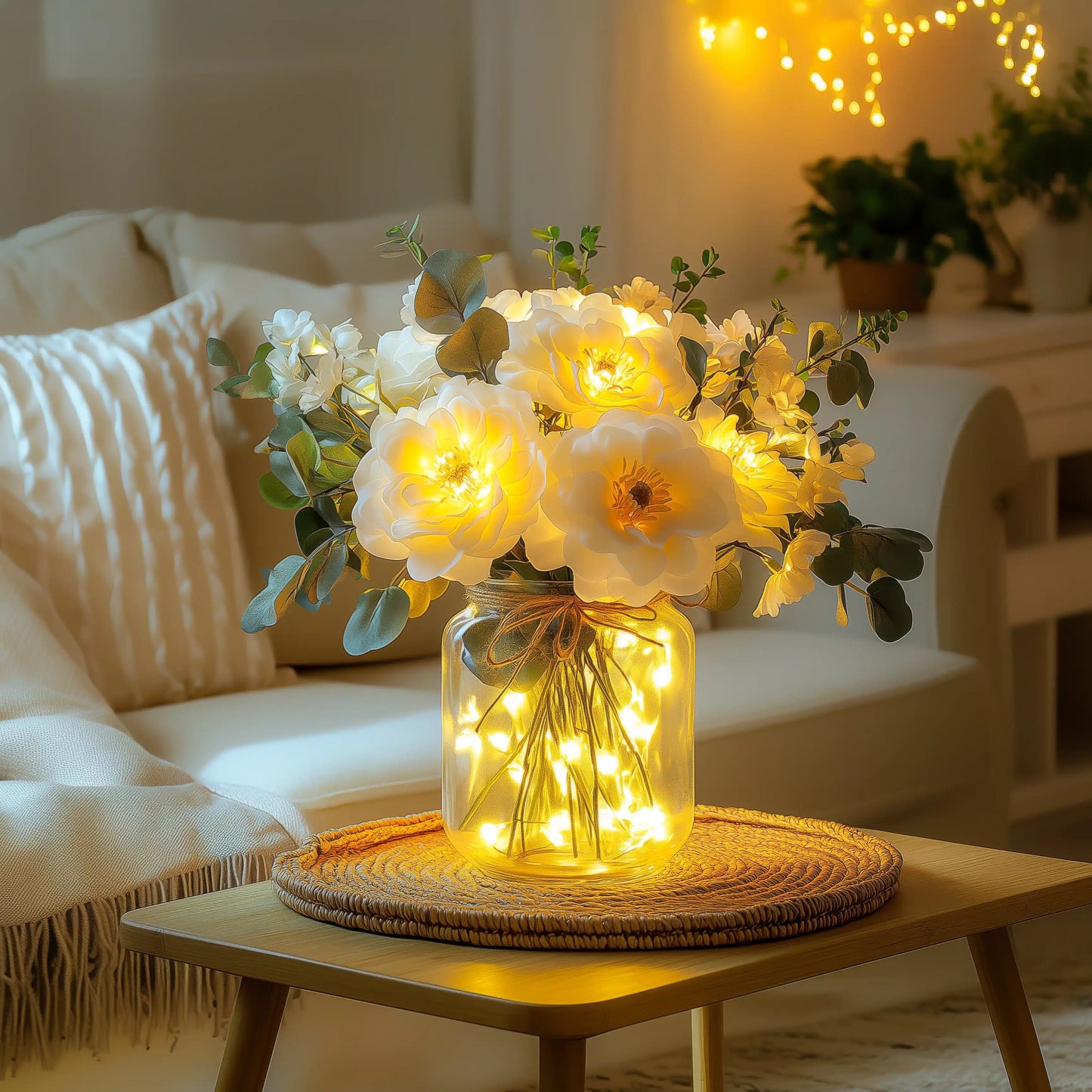 Leuchtender Blütenstrauß | LED Blumenarrangement 5