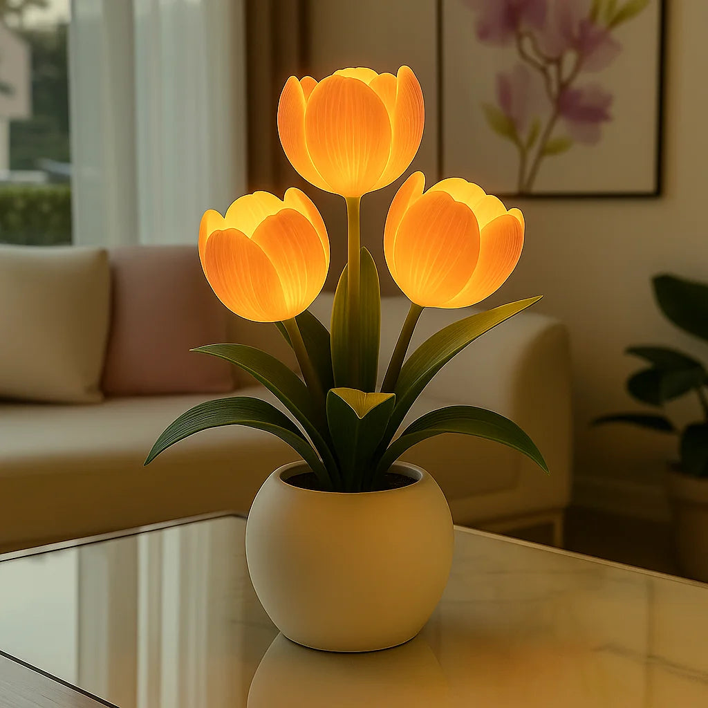 Leuchtendes Tulpenlicht | LED Tischlampe 2