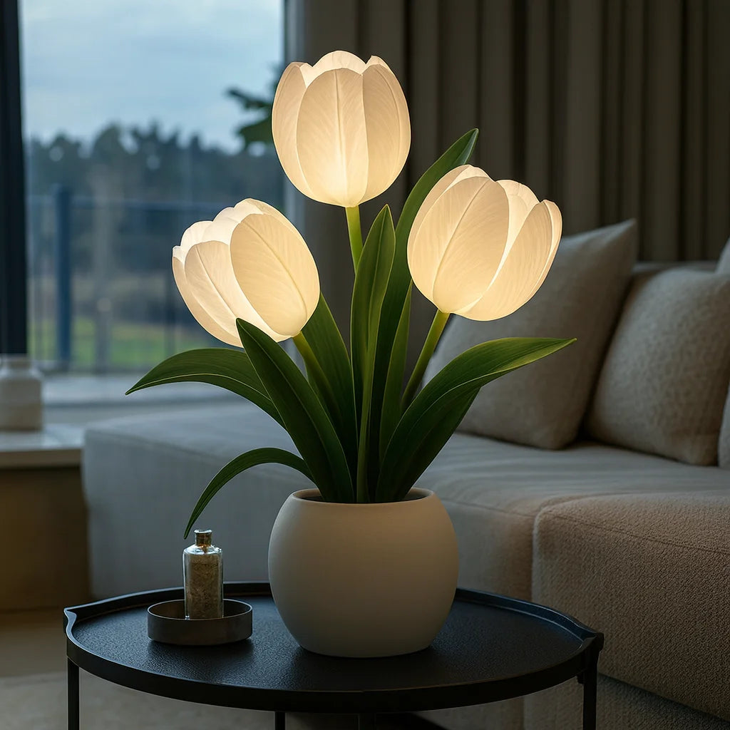 Leuchtendes Tulpenlicht | LED Tischlampe 3