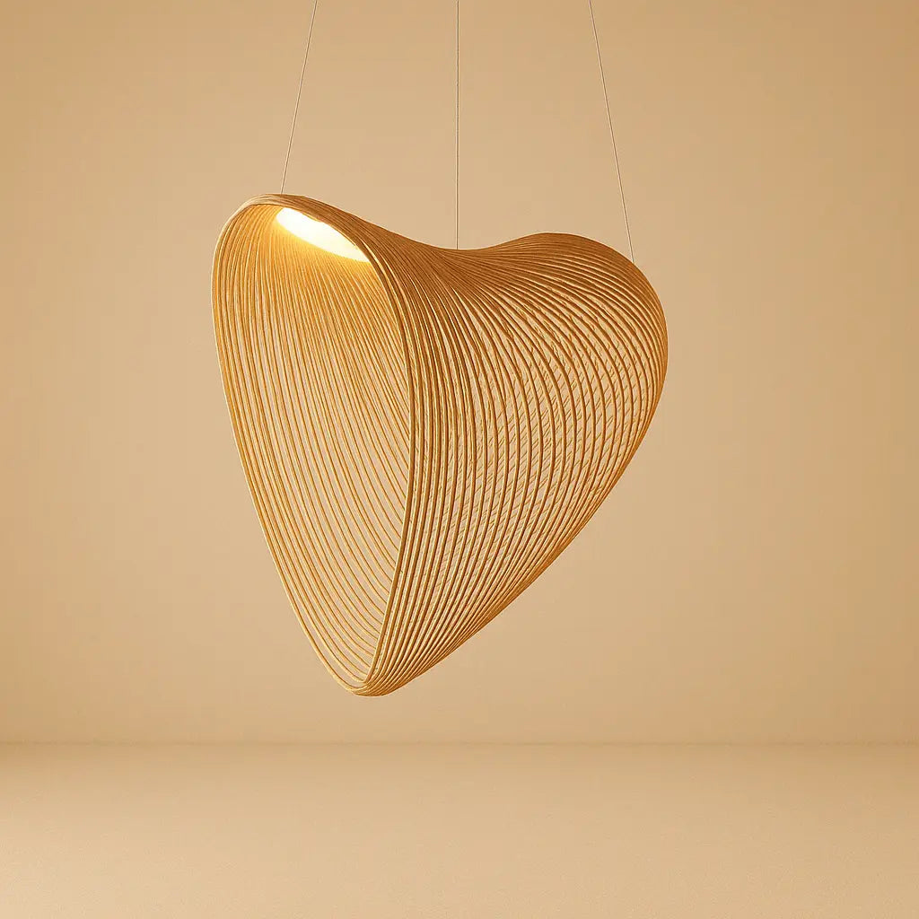 Lignum | Pendelleuchte aus Holz für Esszimmer und Wohnräume 2