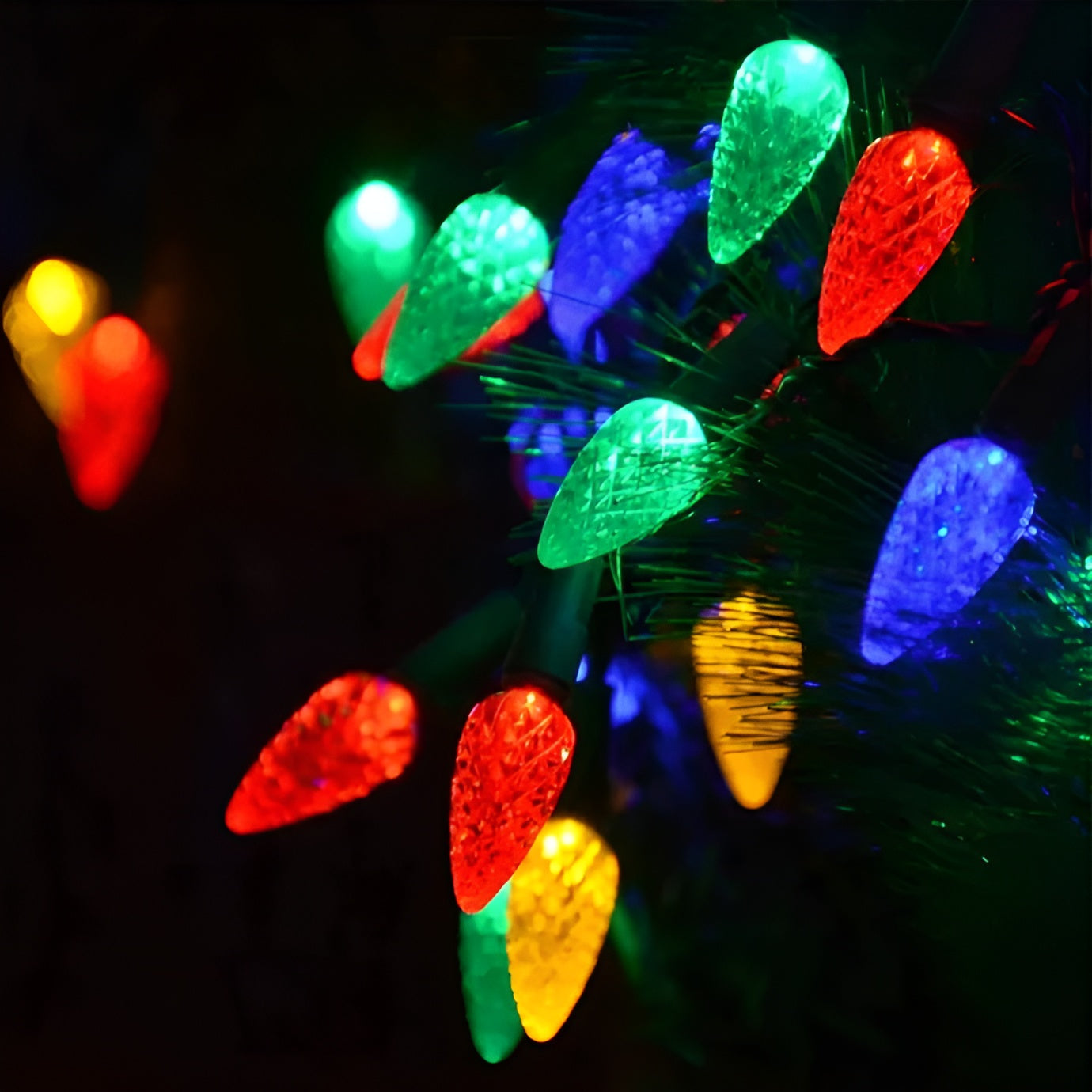 Luxus LED Lichterkette | Wetterfeste Weihnachtsbeleuchtung Außen 0